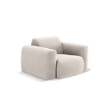 Nolio Sessel aus Samt in Hellbeige (Casino Pearl), 105x95x72 cm von Cosmopolitan Design – Bild 4