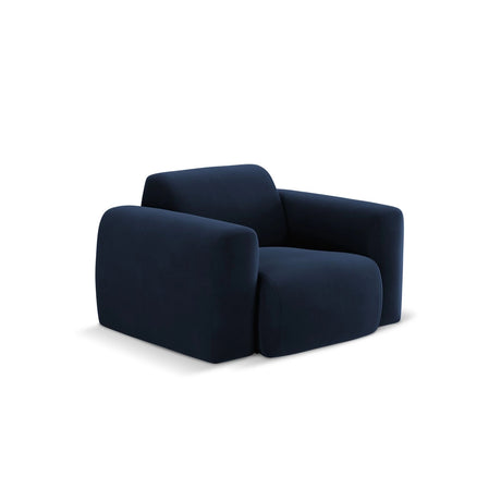 Nolio Sessel aus Samt in Königsblau (Casino Deep Blue), 105x95x72 cm von Cosmopolitan Design – Bild 4