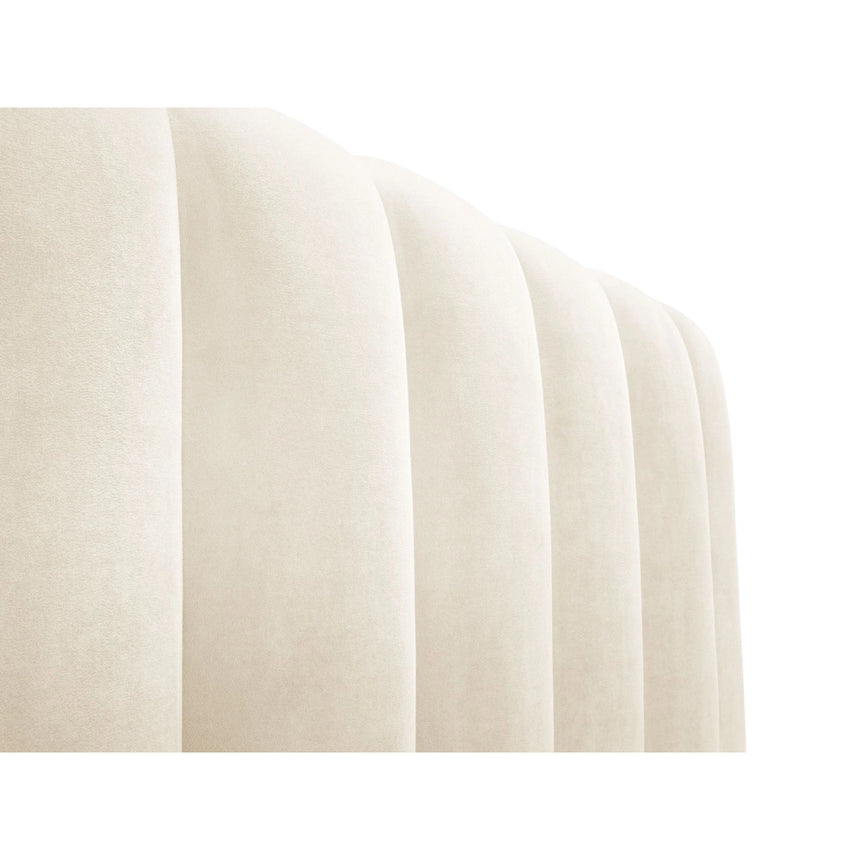 Palma Bett mit Kopfteil und Stauraum aus Samt, 180x200 cm von Cosmopolitan Design – Bild 5