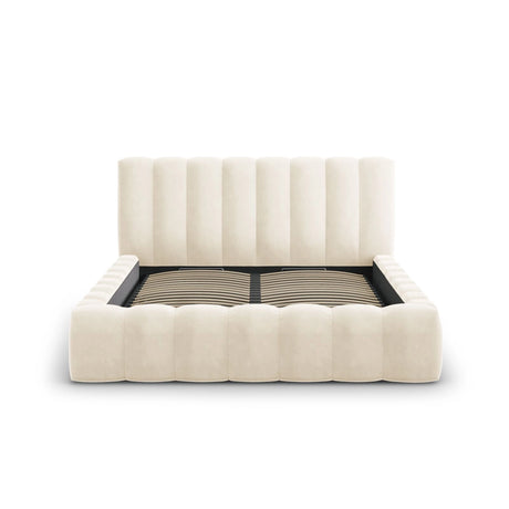 Palma Bett mit Kopfteil und Stauraum aus Samt, 200x200 cm von Cosmopolitan Design – Bild 2