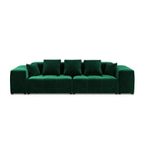 Rome 3-Sitzer Sofa aus Samt in Flaschengrün (Salvador 7), 320x120x75 cm von Cosmopolitan Design – Bild 3