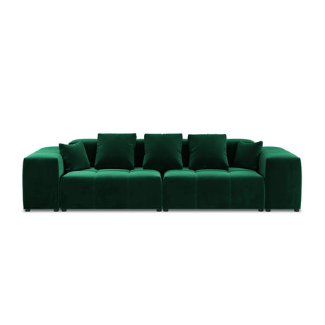 Rome 3-Sitzer Sofa aus Samt in Flaschengrün (Salvador 7), 320x120x75 cm von Cosmopolitan Design – Bild 3
