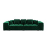 Rome 3-Sitzer Sofa aus Samt in Flaschengrün (Salvador 7), 320x120x75 cm von Cosmopolitan Design – Bild 3
