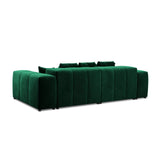 Rome 3-Sitzer Sofa aus Samt in Flaschengrün (Salvador 7), 320x120x75 cm von Cosmopolitan Design – Bild 5