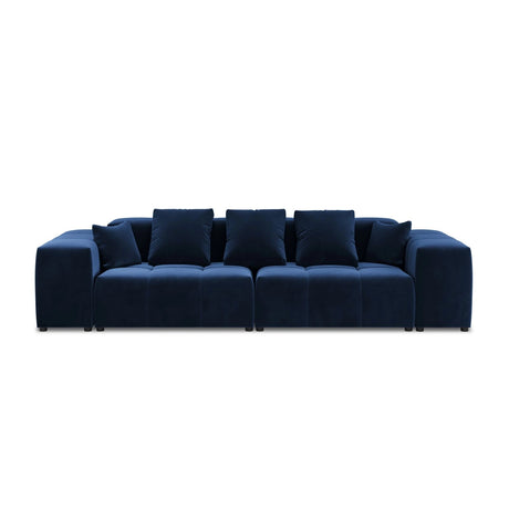 Rome 3-Sitzer Sofa aus Samt in Königsblau (Salvador 5), 320x120x75 cm von Cosmopolitan Design – Bild 3