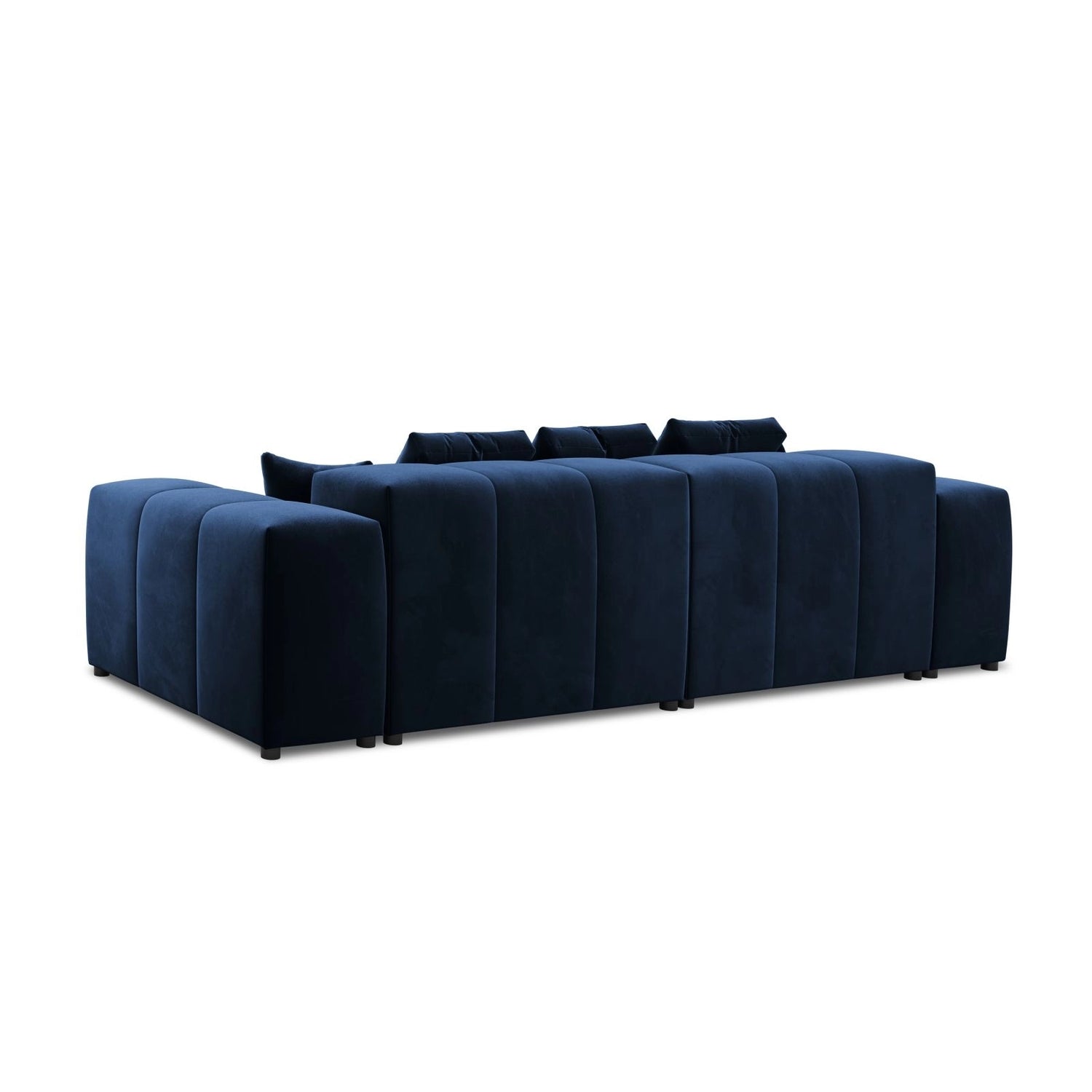 Rome 3-Sitzer Sofa aus Samt in Königsblau (Salvador 5), 320x120x75 cm von Cosmopolitan Design – Bild 5