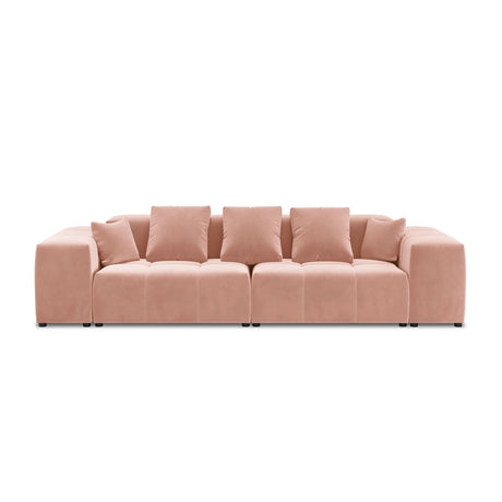 Rome 3-Sitzer Sofa aus Samt in Rosa (Salvador 11), 320x120x75 cm von Cosmopolitan Design – Bild 3