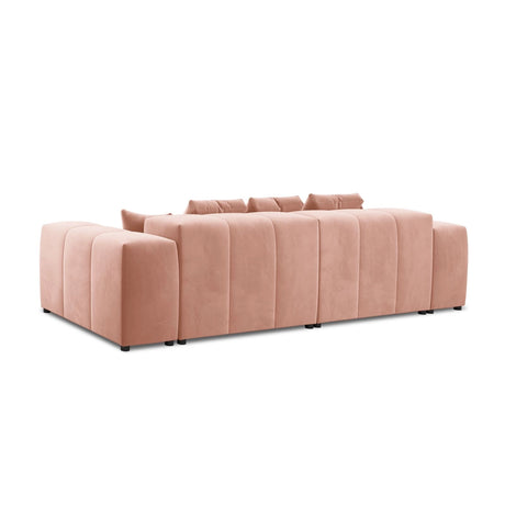 Rome 3-Sitzer Sofa aus Samt in Rosa (Salvador 11), 320x120x75 cm von Cosmopolitan Design – Bild 5