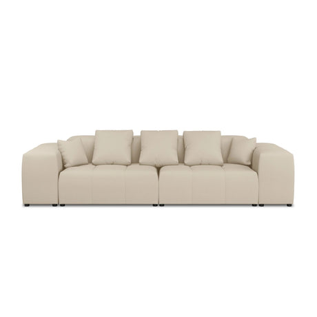 Rome 3-Sitzer Sofa aus Strukturierter Stoff in Beige (BABEL TOFFEE), 320x120x75 cm von Cosmopolitan Design – Bild 4