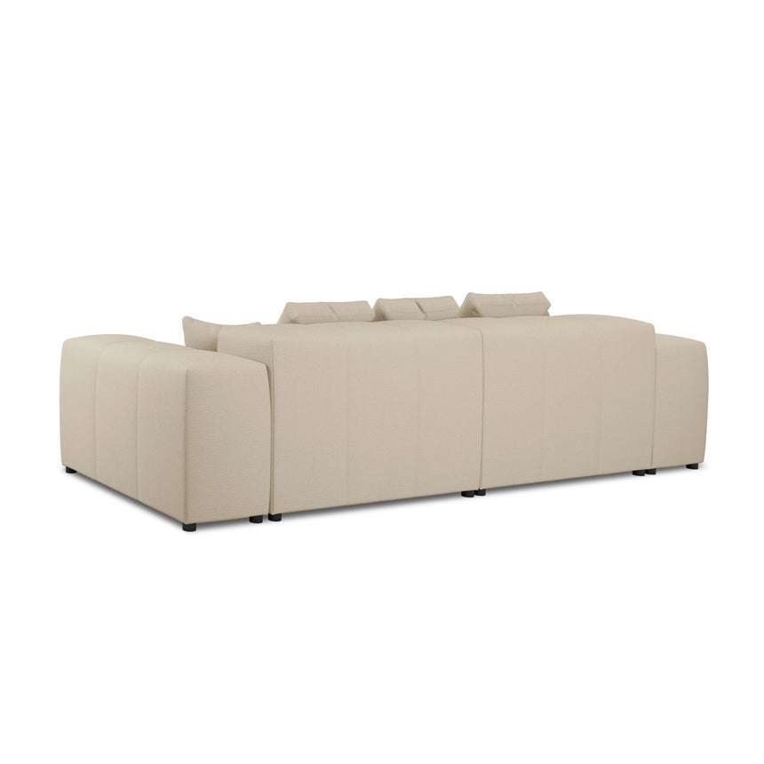 Rome 3-Sitzer Sofa aus Strukturierter Stoff in Beige (BABEL TOFFEE), 320x120x75 cm von Cosmopolitan Design – Bild 6