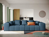 Rome 3-Sitzer Sofa aus Strukturierter Stoff in Dunkelblau (BABEL BLUE), 320x120x75 cm von Cosmopolitan Design – Bild 2