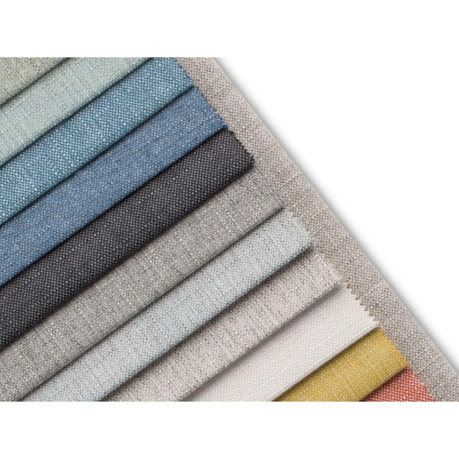 Rome 3-Sitzer Sofa aus Strukturierter Stoff in Dunkelblau (BABEL BLUE), 320x120x75 cm von Cosmopolitan Design – Bild 7
