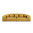 Rome 3-Sitzer Sofa aus Strukturierter Stoff in Gelb (BABEL YELLOW), 320x120x75 cm von Cosmopolitan Design – Bild 4
