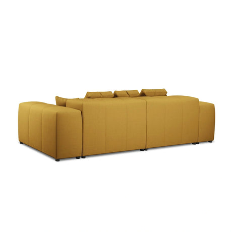 Rome 3-Sitzer Sofa aus Strukturierter Stoff in Gelb (BABEL YELLOW), 320x120x75 cm von Cosmopolitan Design – Bild 6