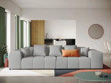 Rome 3-Sitzer Sofa aus Strukturierter Stoff in Hellgrau (BABEL LIGHT GREY), 320x120x75 cm von Cosmopolitan Design – Bild 2