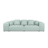 Rome 3-Sitzer Sofa aus Strukturierter Stoff in Minze (BABEL SAFIRA), 320x120x75 cm von Cosmopolitan Design – Bild 4