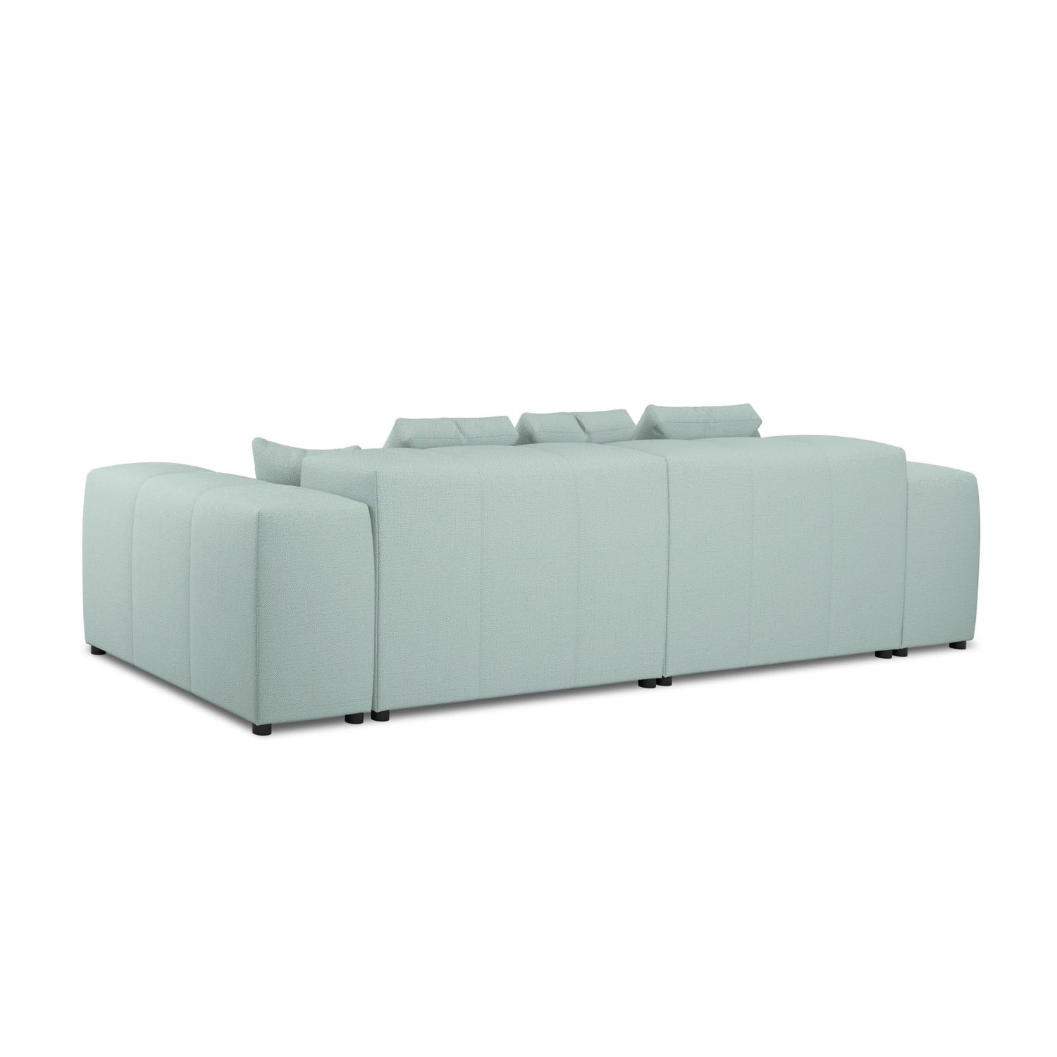 Rome 3-Sitzer Sofa aus Strukturierter Stoff in Minze (BABEL SAFIRA), 320x120x75 cm von Cosmopolitan Design – Bild 6