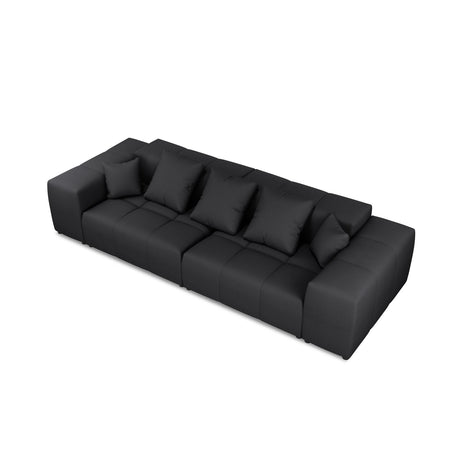 Rome 3-Sitzer Sofa aus Strukturierter Stoff in Schwarz (BABEL BLACK), 320x120x75 cm von Cosmopolitan Design – Bild 5