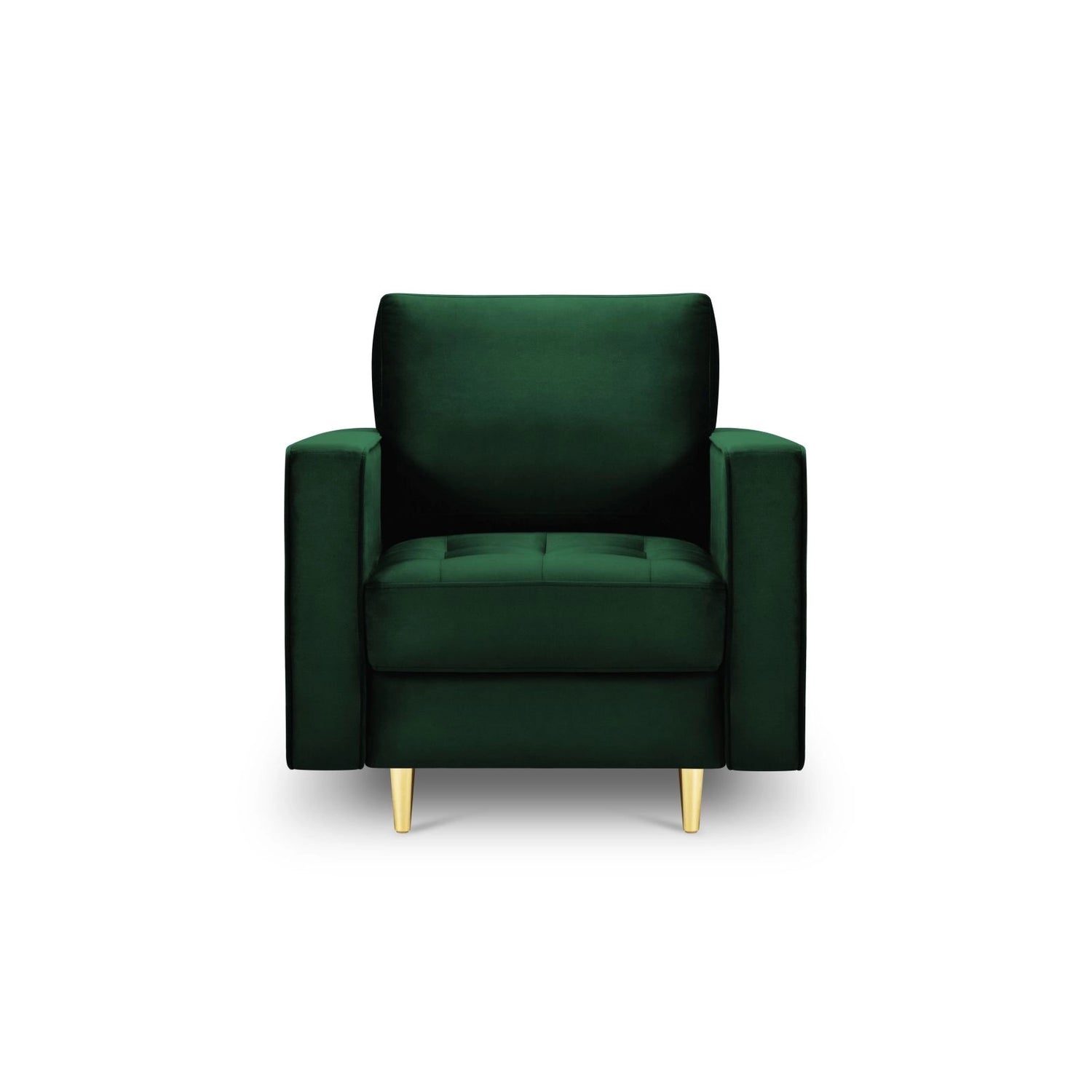 Sessel Aspen aus Samt in Flaschengrün (Salvador 7), 90x80x90 cm von Cosmopolitan Design – Bild 2