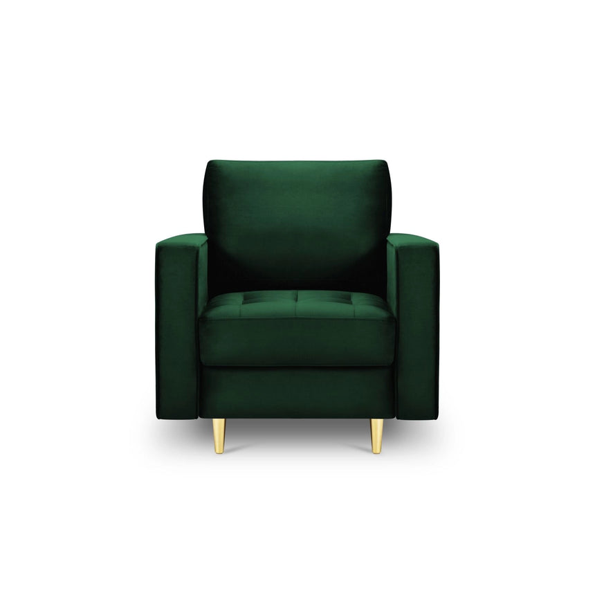 Sessel Aspen aus Samt in Flaschengrün (Salvador 7), 90x80x90 cm von Cosmopolitan Design – Bild 2