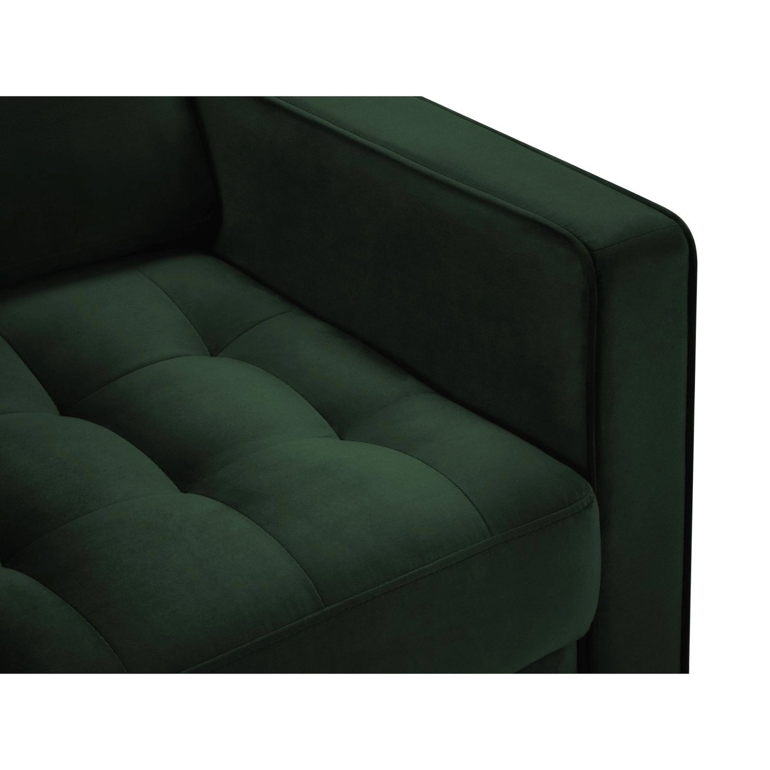 Sessel Aspen aus Samt in Flaschengrün (Salvador 7), 90x80x90 cm von Cosmopolitan Design – Bild 4