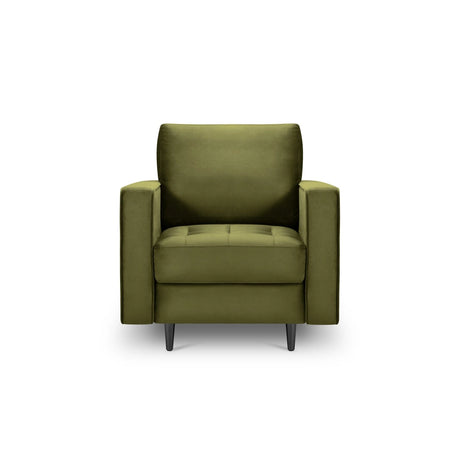 Sessel Aspen aus Samt in Grün (Salvador 8), 90x80x90 cm von Cosmopolitan Design – Bild 2