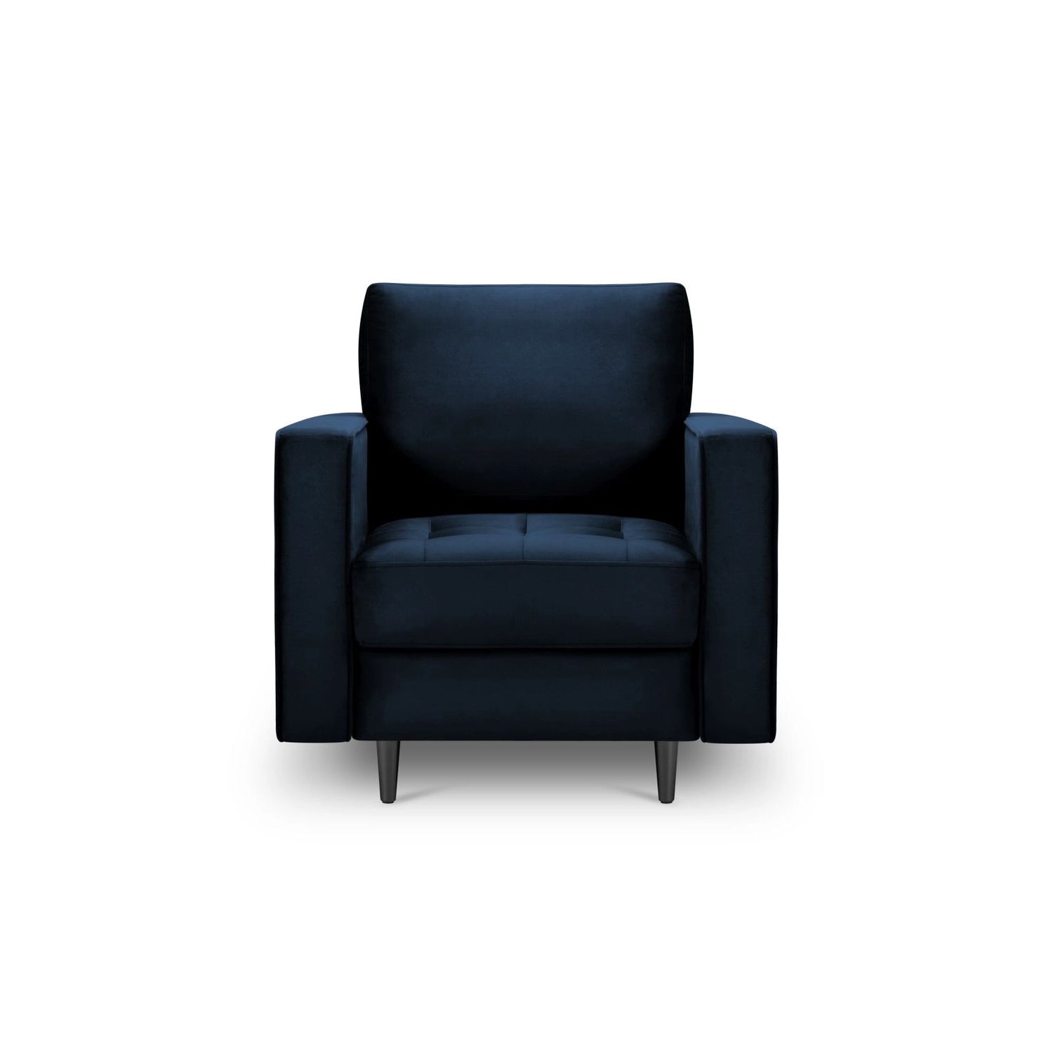 Sessel Aspen aus Samt in Königsblau (Salvador 5), 90x80x90 cm von Cosmopolitan Design – Bild 2