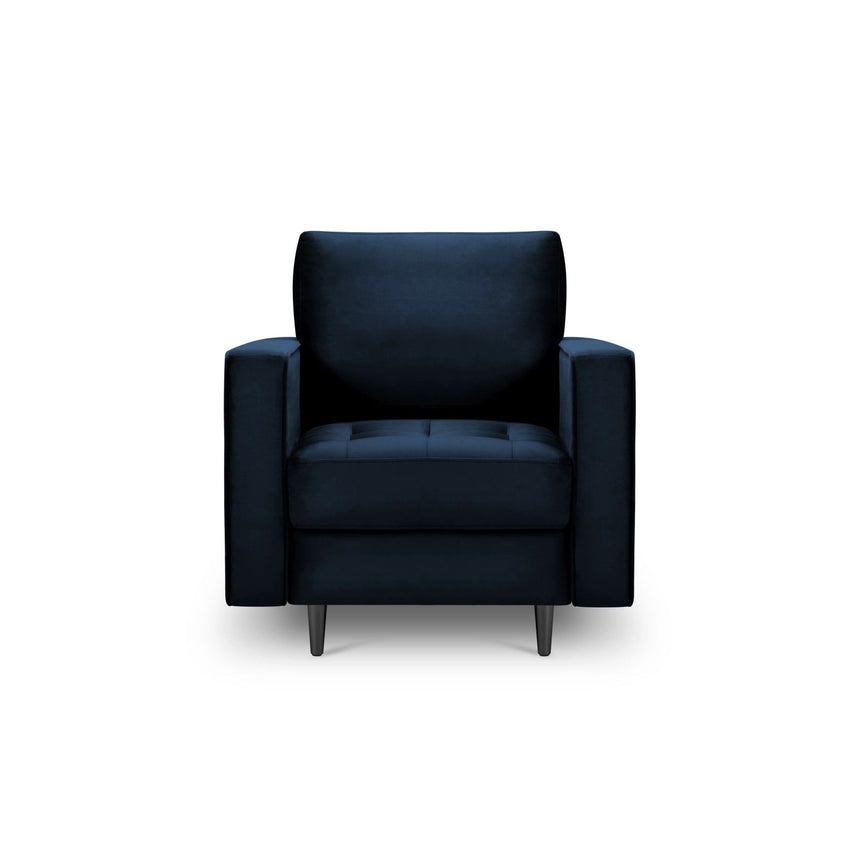 Sessel Aspen aus Samt in Königsblau (Salvador 5), 90x80x90 cm von Cosmopolitan Design – Bild 2