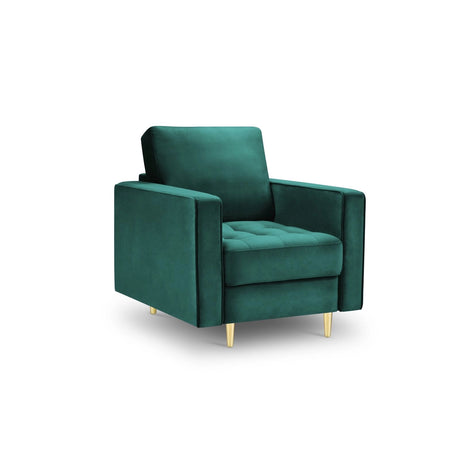 Sessel Aspen aus Samt in Petrol (Salvador 6), 90x80x90 cm von Cosmopolitan Design – Bild 1