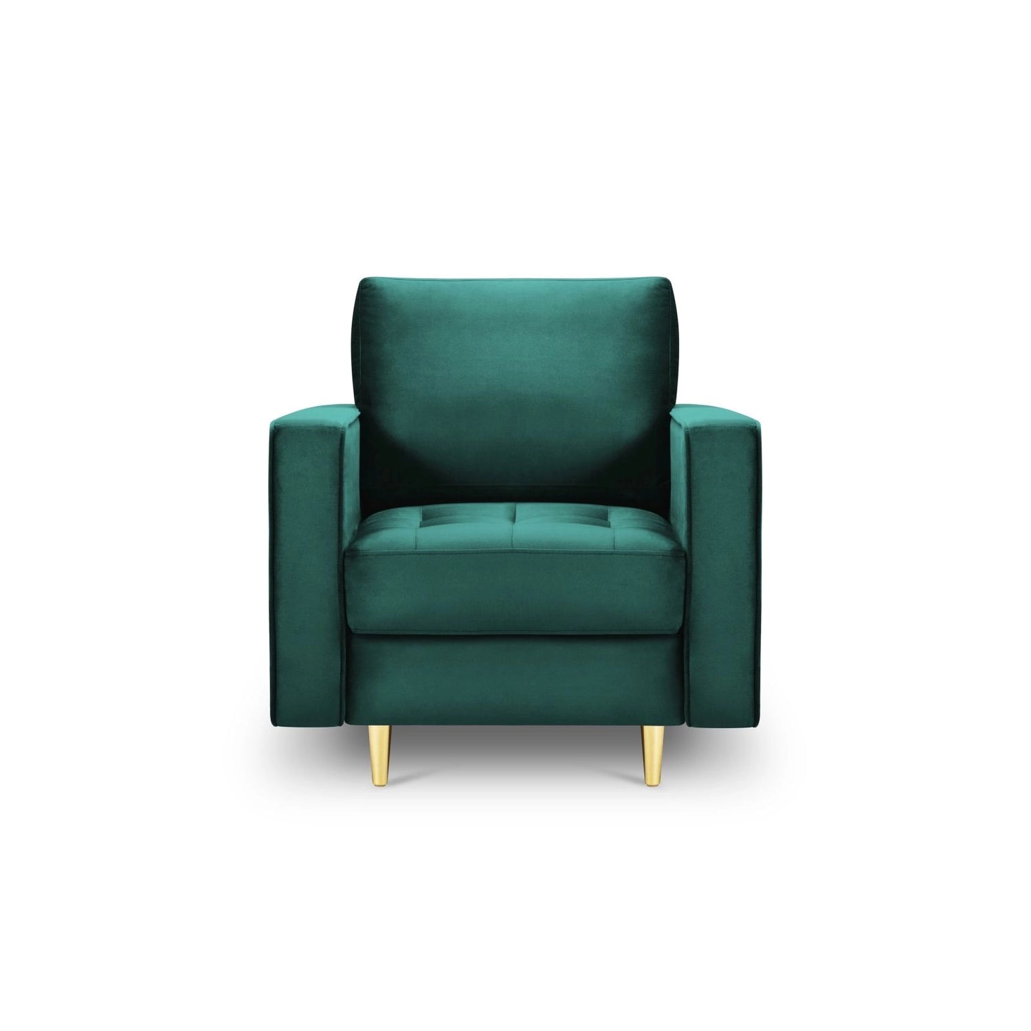 Sessel Aspen aus Samt in Petrol (Salvador 6), 90x80x90 cm von Cosmopolitan Design – Bild 2