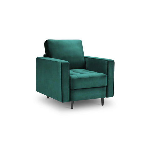 Sessel Aspen aus Samt in Petrol (Salvador 6), 90x80x90 cm von Cosmopolitan Design – Bild 1