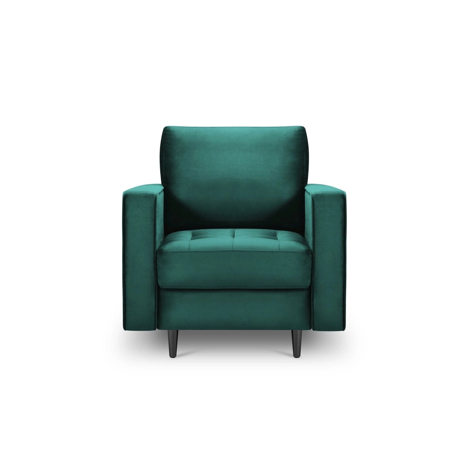 Sessel Aspen aus Samt in Petrol (Salvador 6), 90x80x90 cm von Cosmopolitan Design – Bild 2
