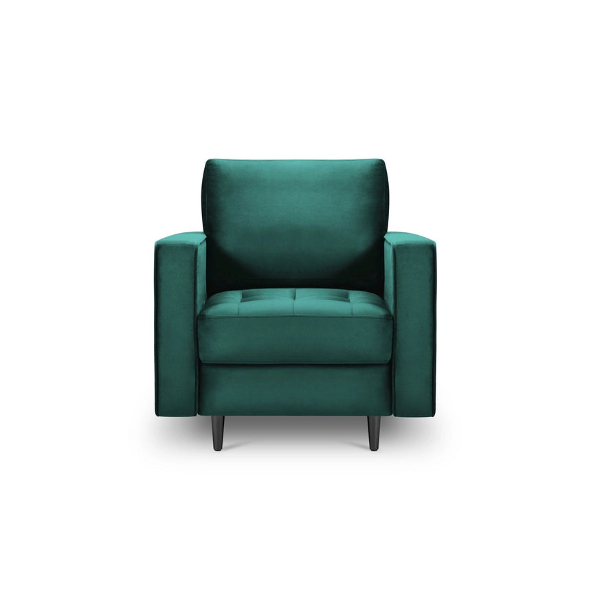 Sessel Aspen aus Samt in Petrol (Salvador 6), 90x80x90 cm von Cosmopolitan Design – Bild 2
