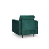 Sessel Aspen aus Samt in Petrol (Salvador 6), 90x80x90 cm von Cosmopolitan Design – Bild 3