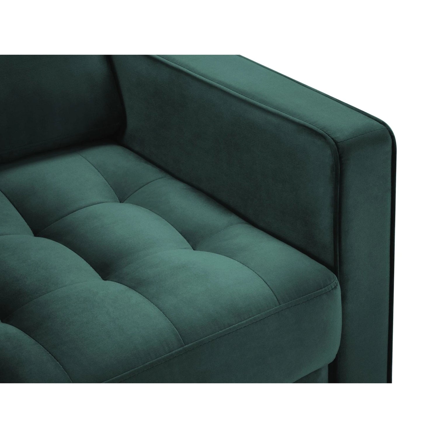 Sessel Aspen aus Samt in Petrol (Salvador 6), 90x80x90 cm von Cosmopolitan Design – Bild 4