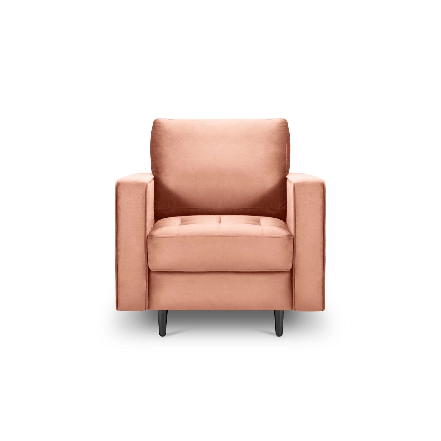 Sessel Aspen aus Samt in Rosa (Salvador 11), 90x80x90 cm von Cosmopolitan Design – Bild 2