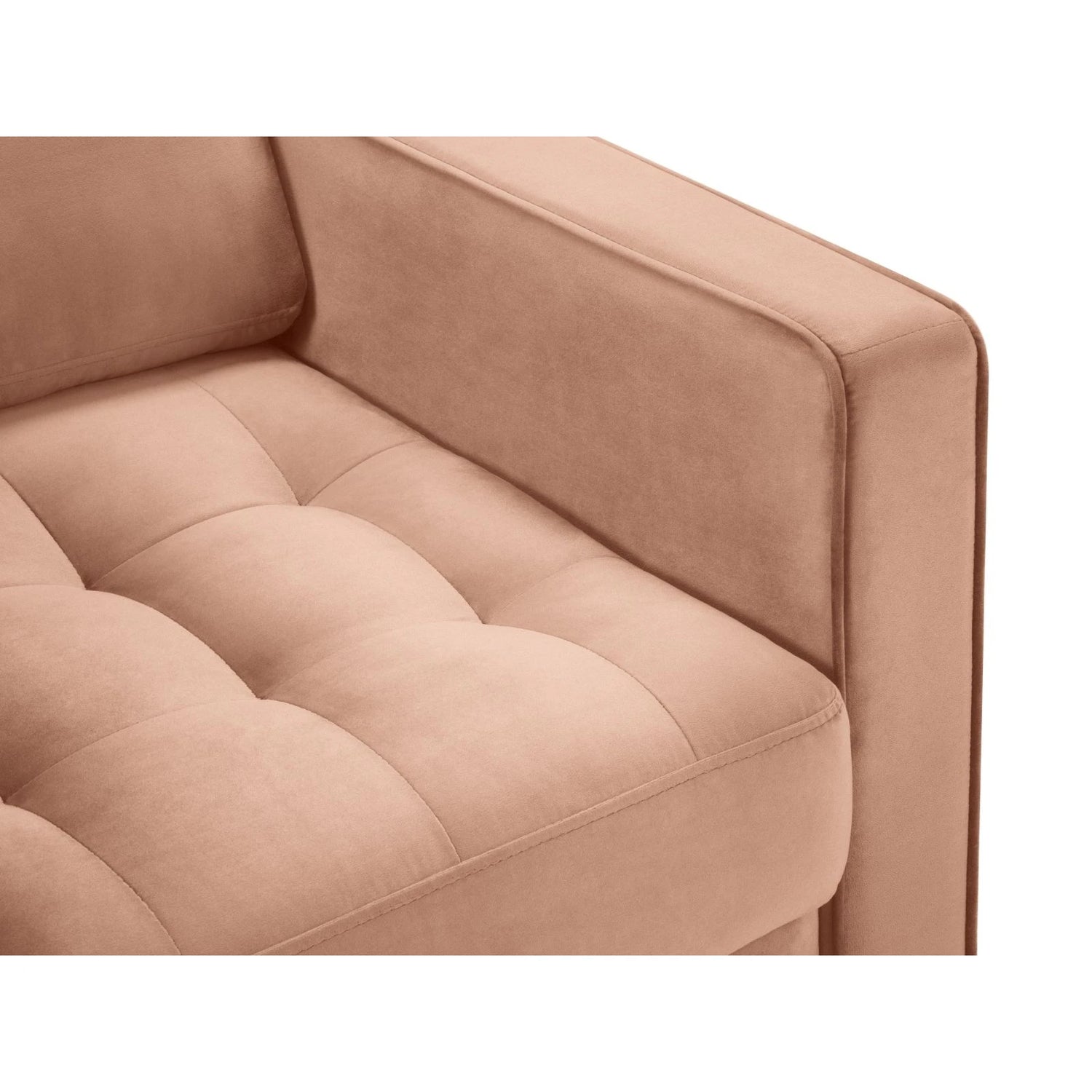Sessel Aspen aus Samt in Rosa (Salvador 11), 90x80x90 cm von Cosmopolitan Design – Bild 4