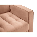 Sessel Aspen aus Samt in Rosa (Salvador 11), 90x80x90 cm von Cosmopolitan Design – Bild 4