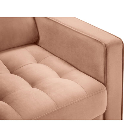 Sessel Aspen aus Samt in Rosa (Salvador 11), 90x80x90 cm von Cosmopolitan Design – Bild 4