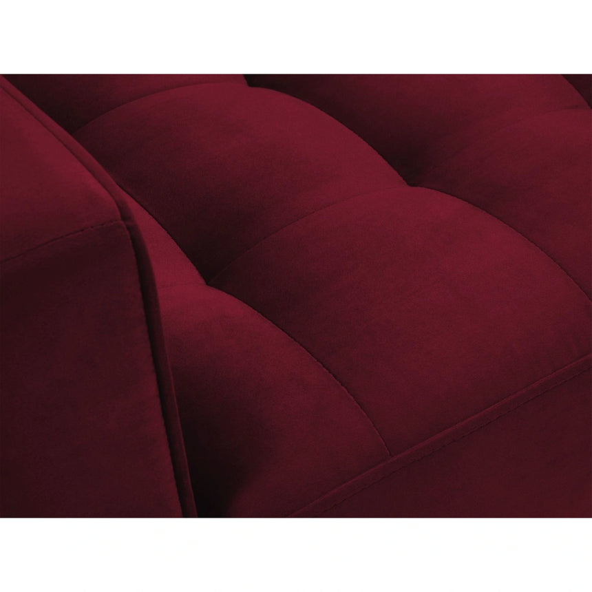 Sessel Aspen aus Samt in Rot (Salvador 13), 90x80x90 cm von Cosmopolitan Design – Bild 5