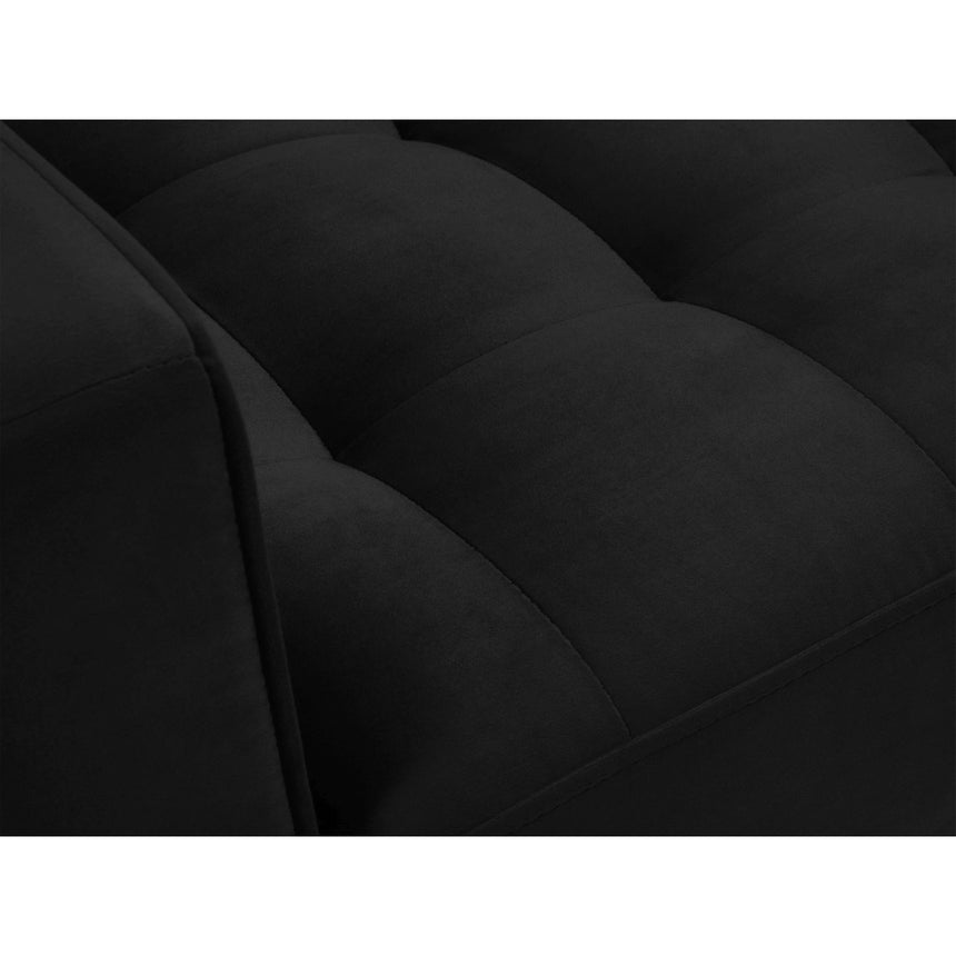 Sessel Aspen aus Samt in Schwarz (Salvador 19), 90x80x90 cm von Cosmopolitan Design – Bild 5