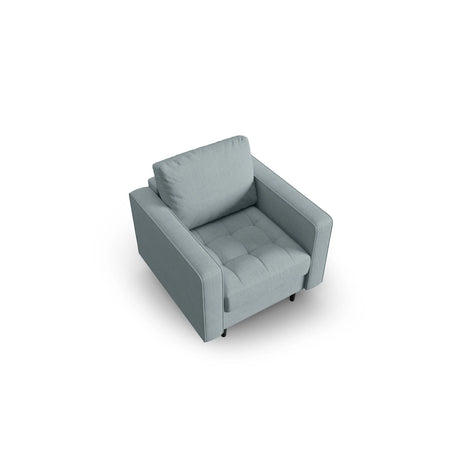 Sessel Aspen aus Strukturierter Stoff in Blau (Melva 72), 90x80x90 cm von Cosmopolitan Design – Bild 3