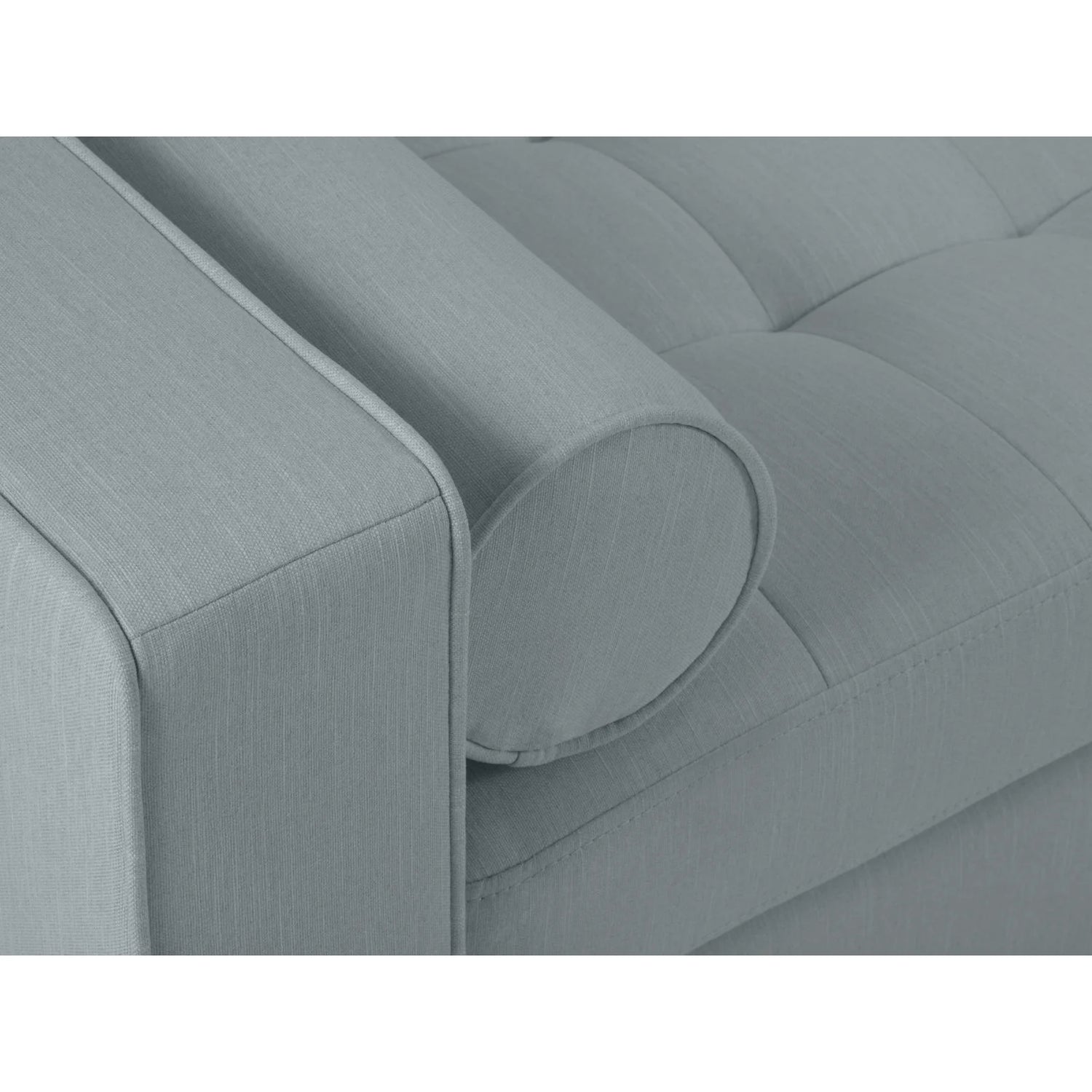 Sessel Aspen aus Strukturierter Stoff in Blau (Melva 72), 90x80x90 cm von Cosmopolitan Design – Bild 4
