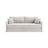 Shannon 3-Sitzer Sofa aus Samt in Beige (Salvador 1), 209x94x87 cm von Cosmopolitan Design – Bild 1