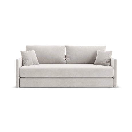 Shannon 3-Sitzer Sofa aus Samt in Beige (Salvador 1), 209x94x87 cm von Cosmopolitan Design – Bild 1