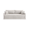 Shannon 3-Sitzer Sofa aus Samt in Beige (Salvador 1), 209x94x87 cm von Cosmopolitan Design – Bild 1