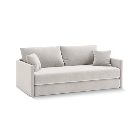 Shannon 3-Sitzer Sofa aus Samt in Beige (Salvador 1), 209x94x87 cm von Cosmopolitan Design – Bild 3