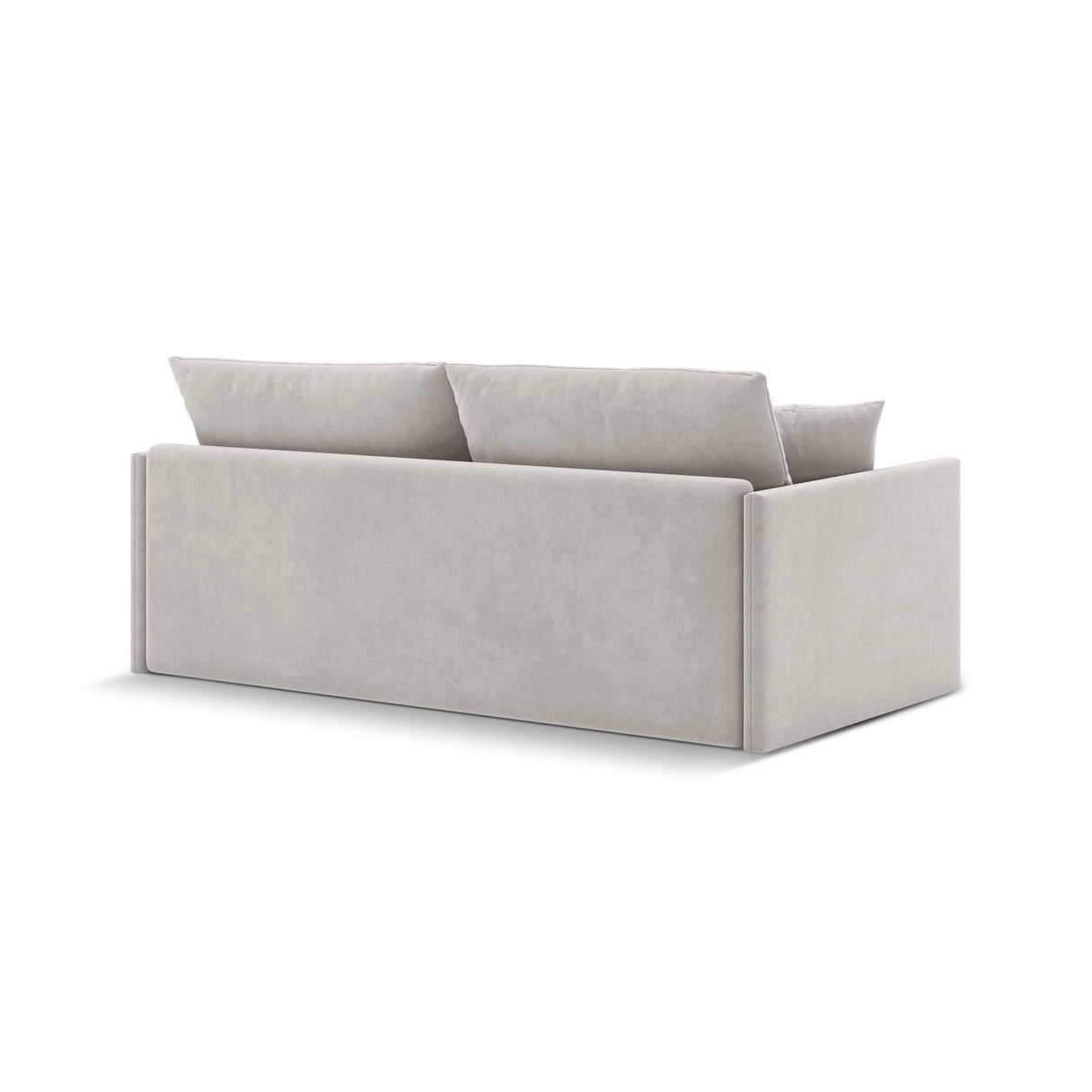 Shannon 3-Sitzer Sofa aus Samt in Beige (Salvador 1), 209x94x87 cm von Cosmopolitan Design – Bild 6