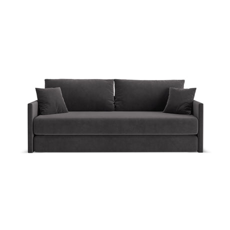 Shannon 3-Sitzer Sofa aus Samt in Dunkelgrau (Salvador 18), 209x94x87 cm von Cosmopolitan Design – Bild 1