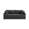 Shannon 3-Sitzer Sofa aus Samt in Dunkelgrau (Salvador 18), 209x94x87 cm von Cosmopolitan Design – Bild 1